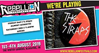 The Straps - Rebellion Festival, Blackpool 3.8.19